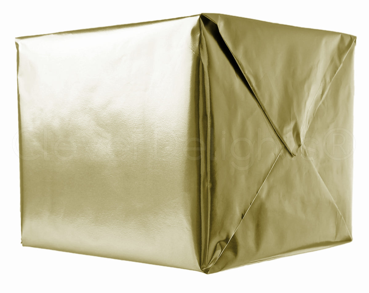 Buy Metallic Gold Matte Bulk Wrapping Paper - 416 Sq Ft