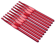 Size P (Size 15) Aluminum Crochet Hooks - 10mm Diameter