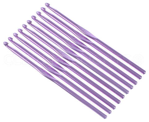 Size H (Size 8) Aluminum Crochet Hooks - 5mm Diameter