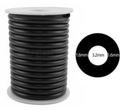 Hollow Rubber Cord - 1/4" (6.35mm)