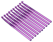 Size L (Size 11) Aluminum Crochet Hooks - 8mm Diameter