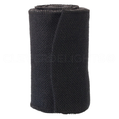 6 Burlap Ribbon - 10 Yards - Wired Edge - Natural Jute Burlap Fabric - 6  Inch