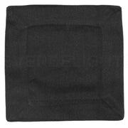 6" Cocktail Napkins - 100% Cotton Canvas - Black