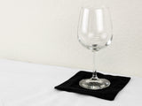 6" Cocktail Napkins - 100% Cotton Canvas - Black