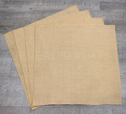 20" Herringbone Weave Burlap Squares - Finished Edge