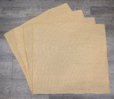 20" Mat Weave Burlap Squares - Finished Edge