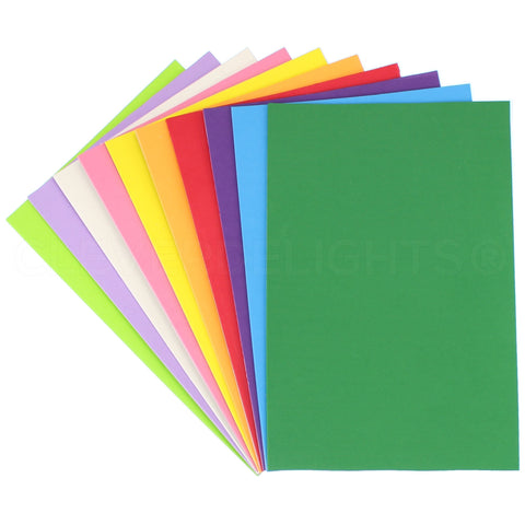 CleverDelights Red Foam Sheets - 8 x 12 - Adhesive Back